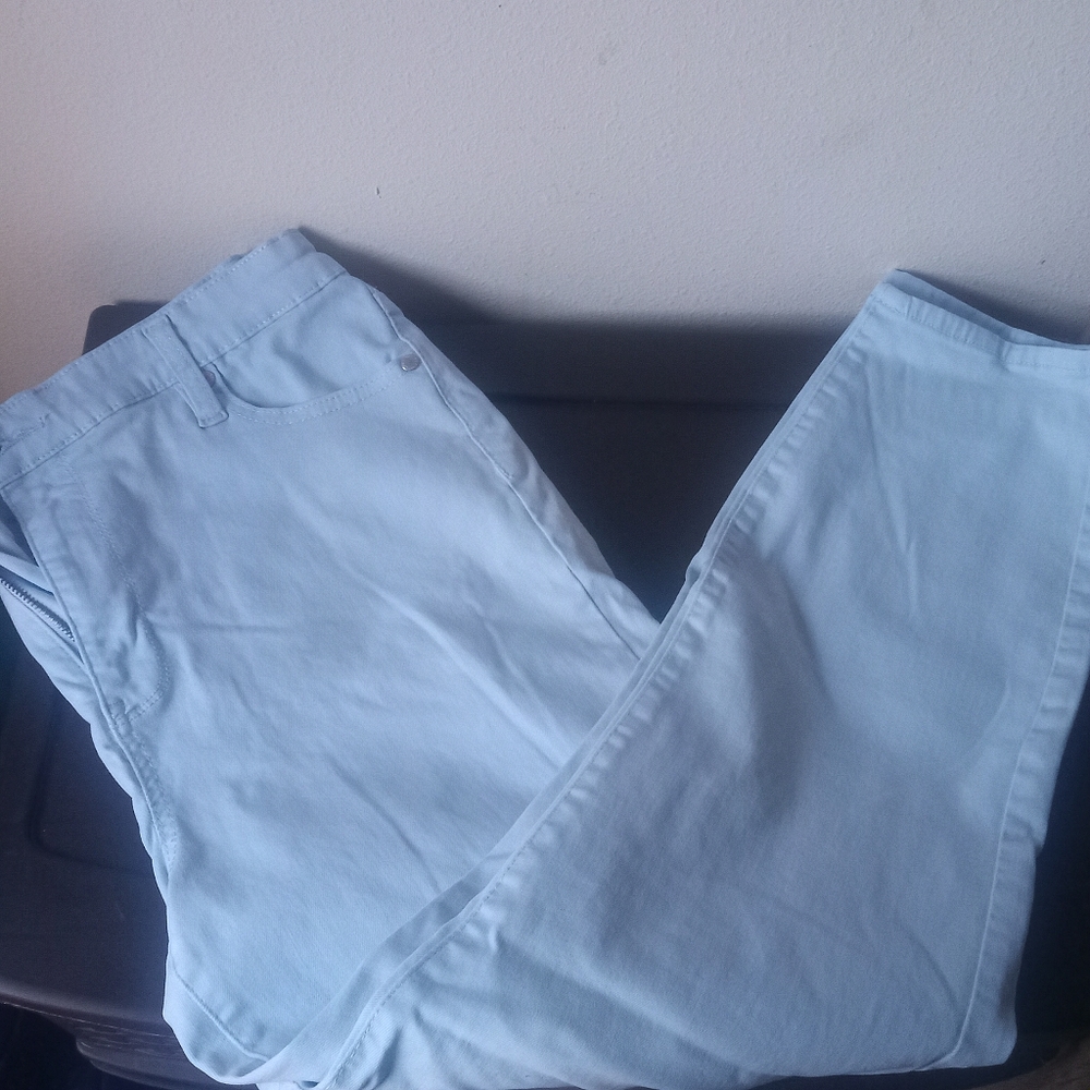 Buffalo David Bitton, Light Blue Ankle Skinny Pants